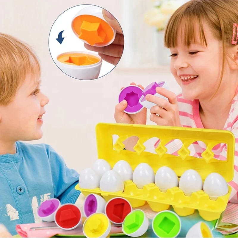 JUEGO ENCAJE HUEVOS EDUCATIVOS