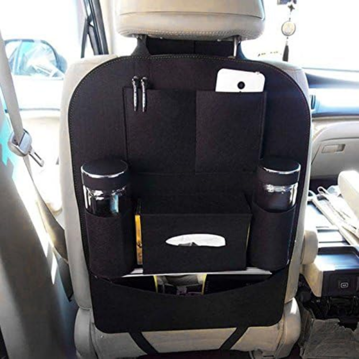 Bolso organizador de respaldo para asiento de auto