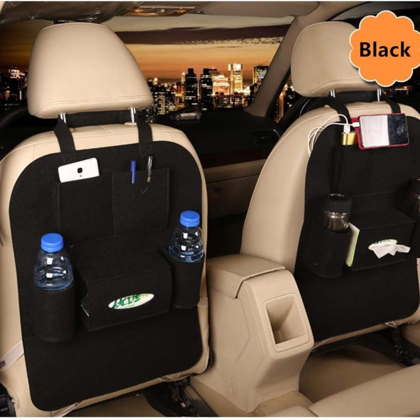 Bolso organizador de respaldo para asiento de auto