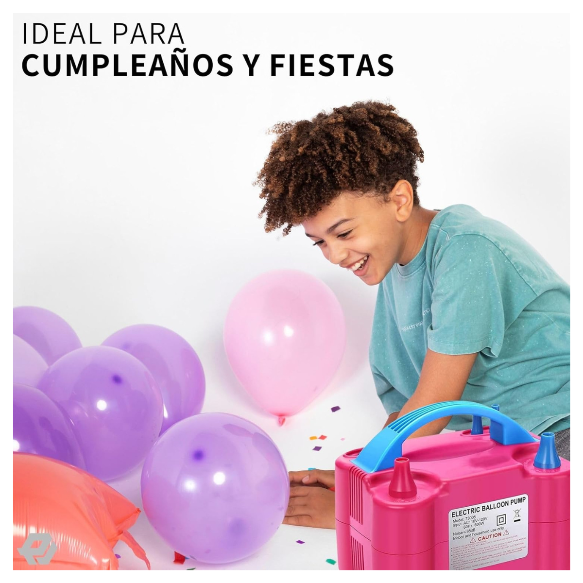 Bomba eléctrica para inflar globos