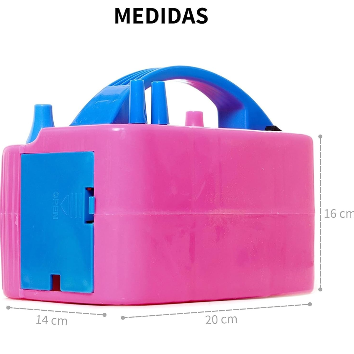 Bomba eléctrica para inflar globos