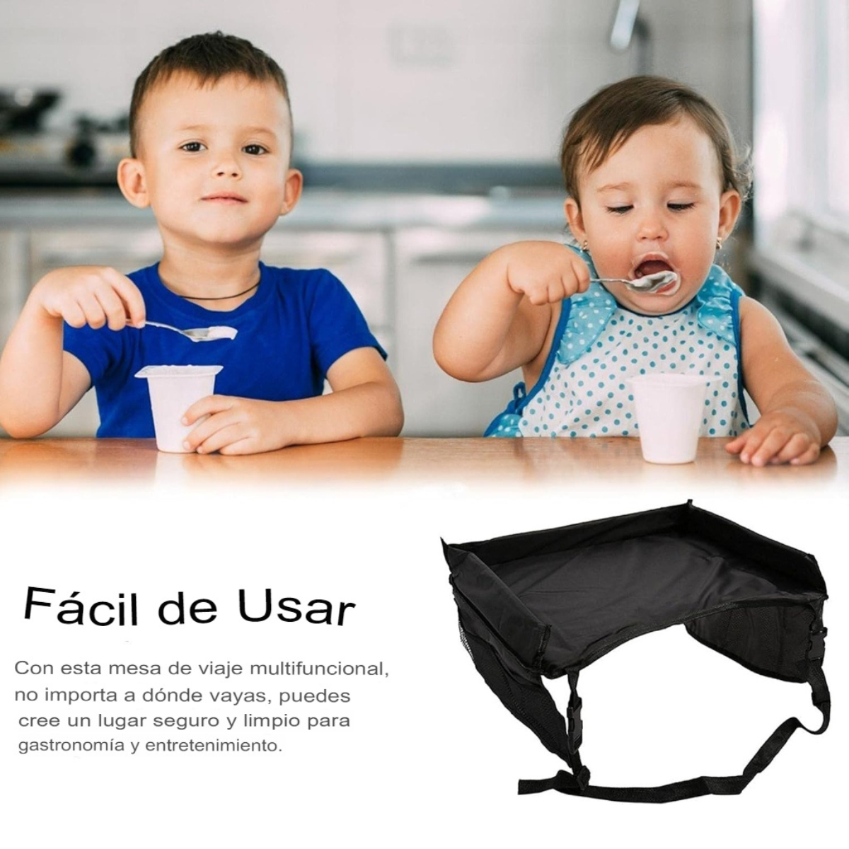Mesa mágica para pequeños viajeros