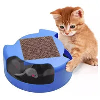 Juguete interactivo con rascador para gatos