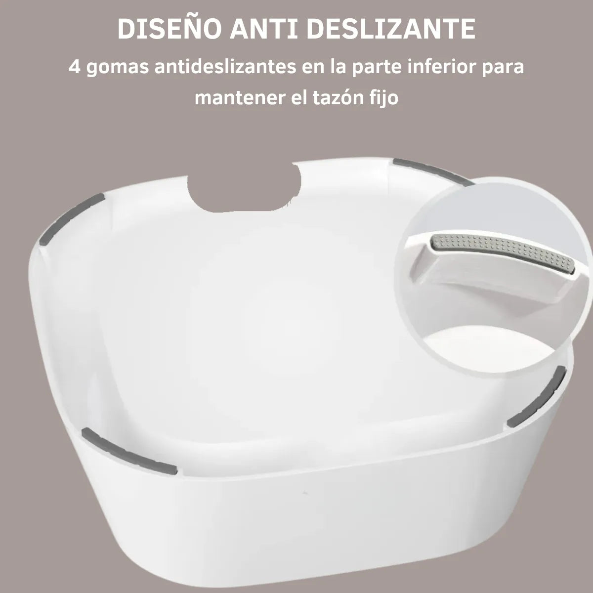 Bebedero antiderrame para mascotas